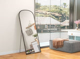 162cm Aluminium Frame Standing Mirror - Black T3398P344868