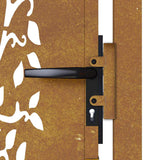 Garden Gate 100x75 cm Corten Steel Tree Design 153214