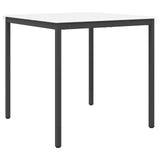 Bar Table White 110 x 110 x 105 cm Solid Pine Wood 892806