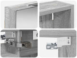 Bathroom Cabinet Set 3 pcs 100 x 10.5 x 50 cm Engineered wood 3403693
