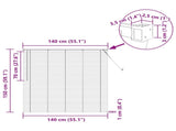 Venetian Blind Light Brown with Pattern 150 x 140 cm 25 mm PVC 42003768