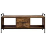 Coffee Table Smoked Oak 99.5 x 49 x 41 cm Engineered Wood 8013586