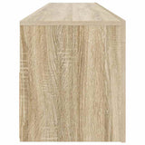 TV Cabinet with LED Lights Sonoma Oak 120x35x40 cm 804358