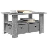 Coffee Table Grey Sonoma 77 x 55 x 42 cm Engineered Wood 8000417