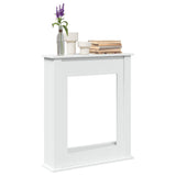 Fireplace Surround White 75x20x87.5 cm Engineered Wood 854580