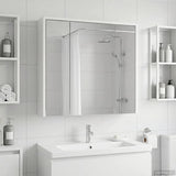 Bathroom Mirror Cabinet White 63.5 x 16 x 62.5 cm 889151