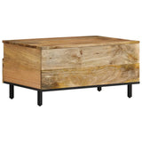 Coffee Table 80x54x40 cm Solid Wood Mango 356904