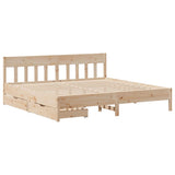 Bed Frame without Mattress 180x200 cm Super King Solid Wood Pine 3301857