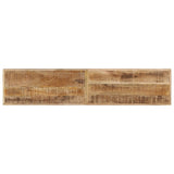 Bench 160 cm Solid Rough Wood Mango and Steel 4006413