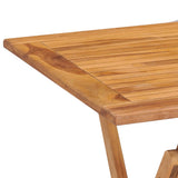Outdoor Dining Set Teak Natural Fine Sanded Teak Hardwood Medium 3059976