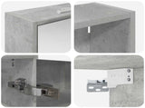 Bathroom Cabinet Set 3 pcs 126 x 16 x 62.5 cm Engineered wood 3403835