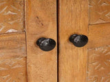 Highboard Light brown 60 x 33 x 100 cm Solid mango wood 4018110