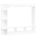 TV Cabinet White 152x22x113 cm Engineered Wood 833722