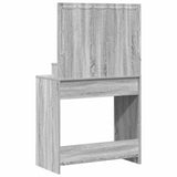 Dressing Table Grey Sonoma 78.5 x 41 x 135 cm Engineered Wood 865114
