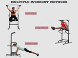 Power Tower Dip Station Pull Up Bar Multi-Function Push Up Equipment with Adjustable Height for Home T3398P347520