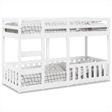 Bunk Bed White 90x190 cm Solid Wood Pine 3308593