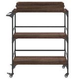 Kitchen Trolley Brown Oak 81,5x41x92,5 cm Engineered Wood 842345