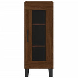 Sideboard Brown Oak 34.5x34x90 cm Engineered Wood 828827
