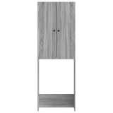 Toilet Cabinet EDE Grey Sonoma 66 x 25.5 x 190 cm 896041