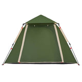 Camping Tent Dome 4-Person Green Quick Release 4004143