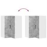 Wall Corner Cabinet LUCCA Concrete Grey 57 x 57 x 80 cm 885078