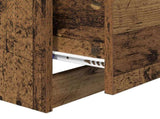 Bedside Cabinet Old Wood 40 x 40 x 63 cm Engineered Wood 880914