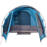 Family Tent Tunnel 8-Person Blue Waterproof 94735