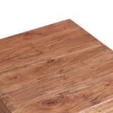 Coffee Table 53x50x50 cm Solid Mahogany Wood 283920