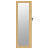 Mirror Jewellery Cabinet Wall Mounted 30x8.5x90 cm 353213