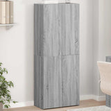 File Cabinet Grey Sonoma 60x32x153 cm Engineered Wood 3276649