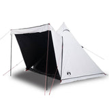 Family Tent Tipi 6-Person White Blackout Fabric Waterproof 4009441
