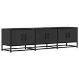TV Cabinet Black 150x35x41 cm Engineered Wood and Metal 848859