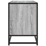 TV Cabinet Grey Sonoma 150x35x41 cm Engineered Wood and Metal 848862