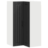 Wall Corner Cabinet LUCCA Black 57 x 57 x 100 cm 885166