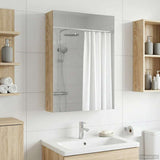 Bathroom Mirror Cabinet Sonoma Oak 40 x 10.5 x 60.5 cm 889025