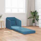 Sofa Bed Blue 65 x 80 x 83 cm Velvet 4106647
