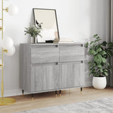 Sideboards 2 pcs Grey Sonoma 40x35x70 cm Engineered Wood 831145