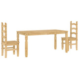3 Piece Dining Set PANAMA Solid Wood Pine 3345200