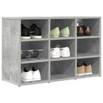 Shoe Cabinet Concrete grey 77.5 x 30 x 51 cm Engineered wood 808679