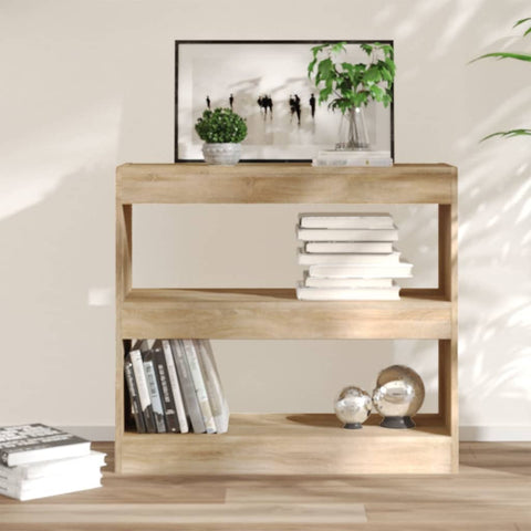 Book Cabinet/Room Divider Sonoma Oak 80x30x72 cm 811694