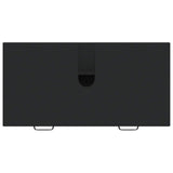 Bathroom Sink Cabinet HAARLEM Black 82 x 41x 58.5 cm 896796