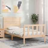 Bed Frame without Mattress 100x200 cm Solid Wood Pine 3192741