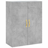Highboard Concrete Grey 69.5x34x180 cm Engineered Wood 3195887