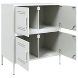 Sideboard White 68x39x79 cm Steel 842957