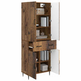 Cabinet Set 2 pcs Old Wood 66 x 34.5 x 89.5 cm Engineered Wood 3416671