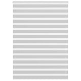 Zebra Blind Light Grey 165x200 cm Fabric Width 160.9 cm Polyester 4014482