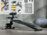 Foldable Weight Bench, Adjustable Strength Training Sit Up Ab Bench, Incline/Decline, Blue T3398P425049