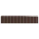 Garden Shed Brown 191x980x198 cm Galvanised Steel 3188274