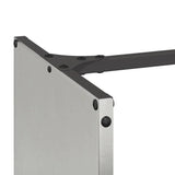 Firewood Rack 40x30x80 cm Stainless Steel 864235