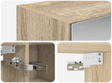 Bathroom Mirror Cabinet Sonoma Oak 70 x 14.5 x 70 cm 889097